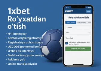 Internetda 1xbet orqali pul ishlash yo'llari 1xbet registratsiya haqida ma'lumot